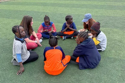 Sports day for refugee children