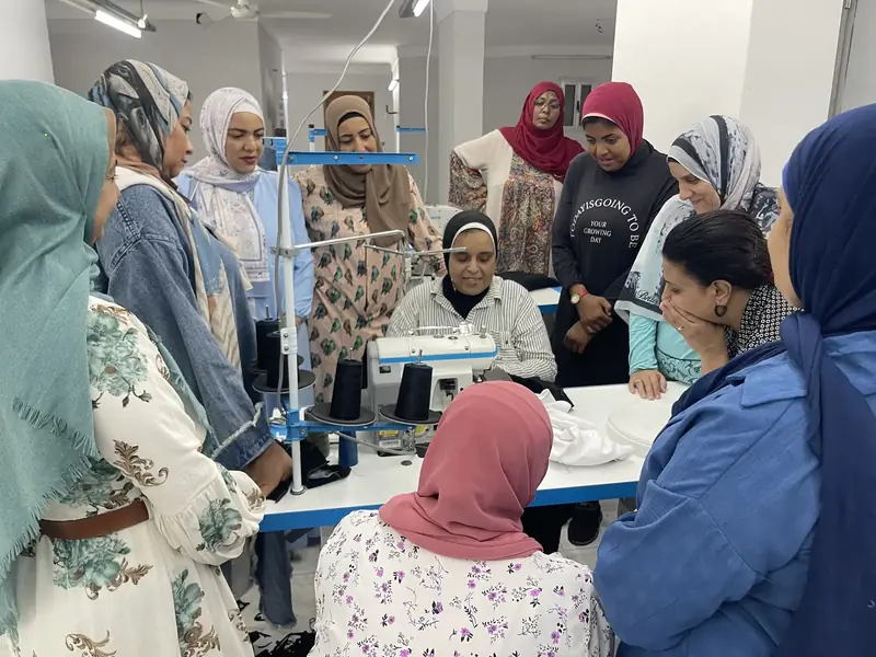 Industrial sewing training in Alexandria