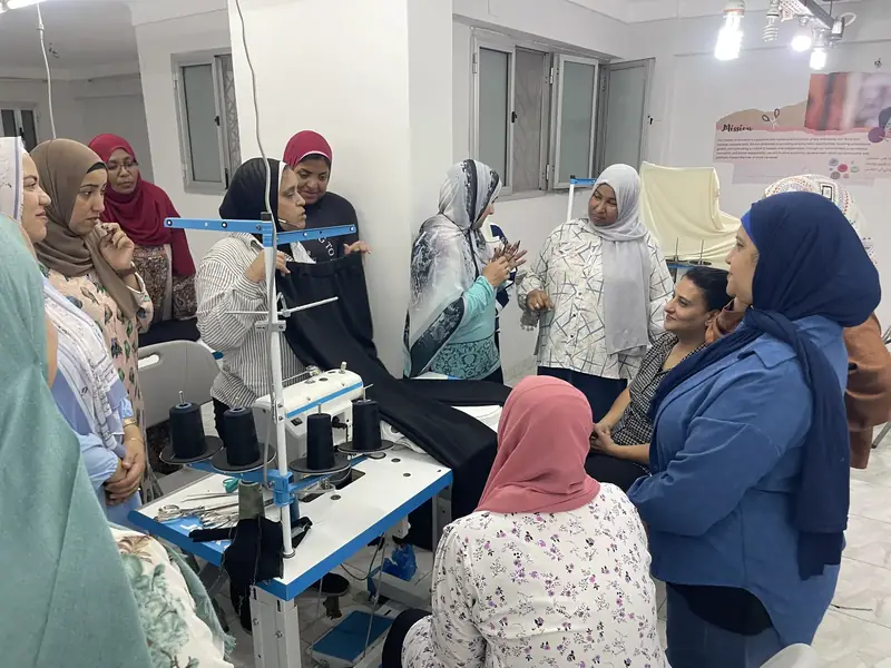 Industrial sewing training in Alexandria