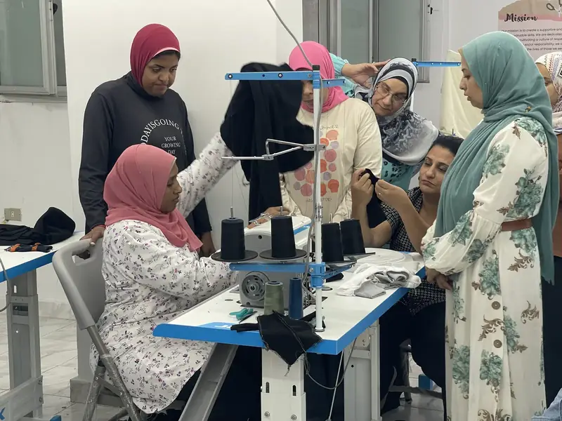 Industrial sewing training in Alexandria