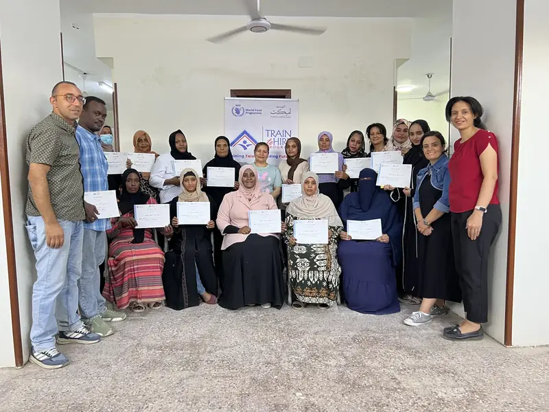 Train to Hire participants in Aswan