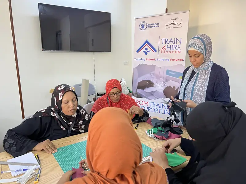 Train to Hire participants in Aswan