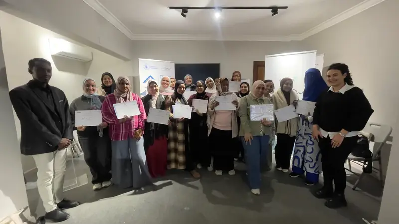 Train to Hire training and graduation in Cairo