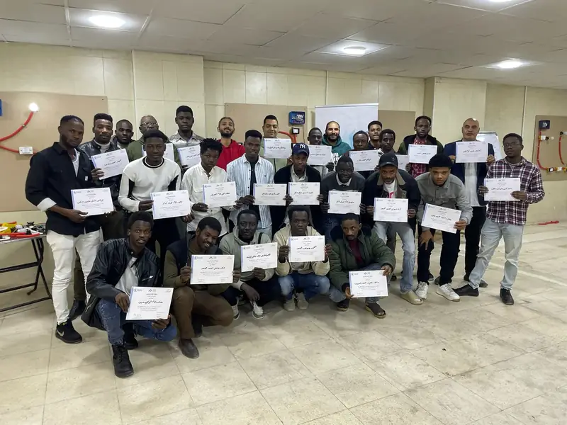 Train to Hire training and graduation in Cairo