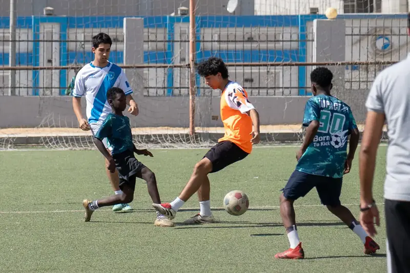 Friendly match with the Impact Sports Academy