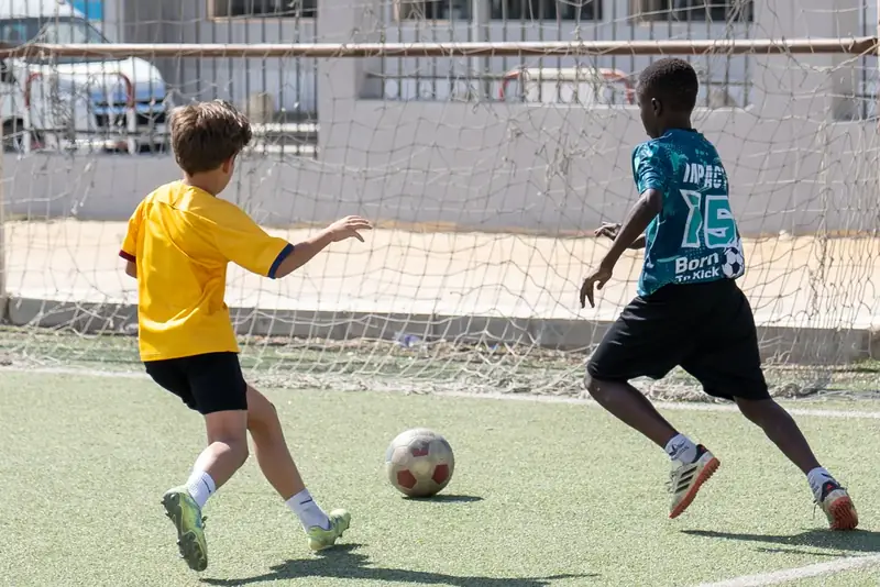 Friendly match with the Impact Sports Academy