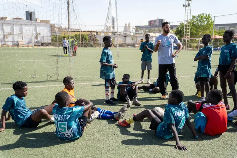 Friendly match with the Impact Sports Academy
