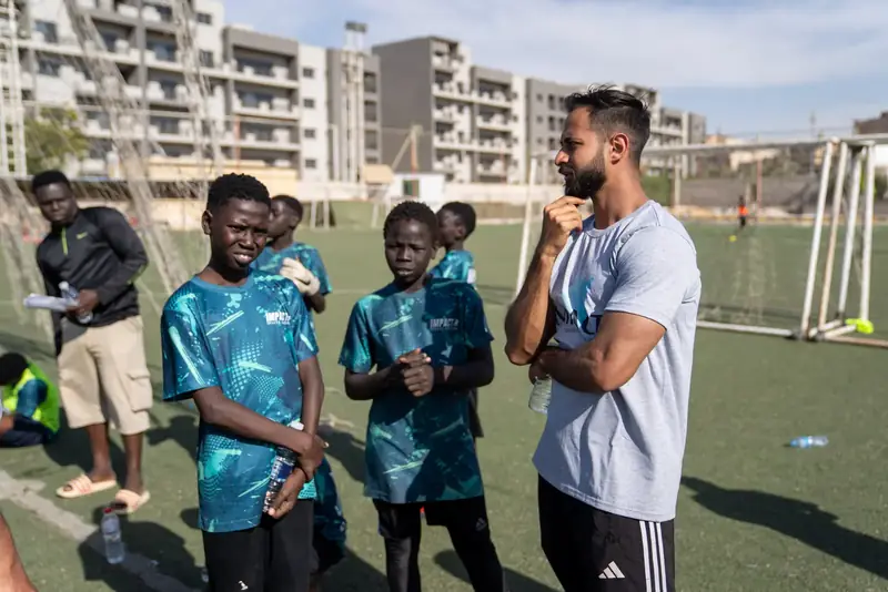 Friendly match with the Impact Sports Academy