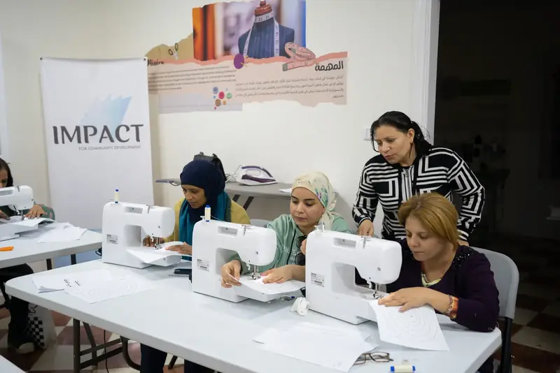Vocational and home-care training with the Hayah Karima Foundation in Cairo