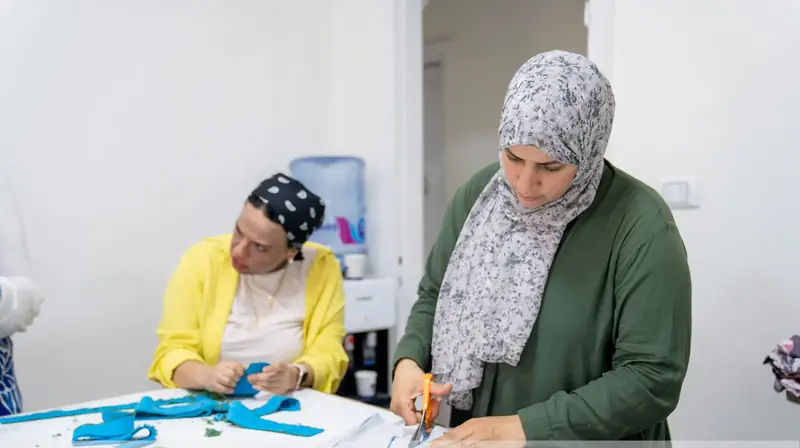 Sewing training and graduation with the Hayah Karima Foundation