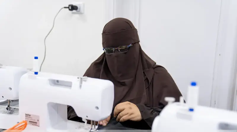 Sewing training and graduation with the Hayah Karima Foundation