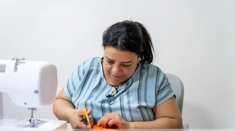 Sewing training and graduation with the Hayah Karima Foundation