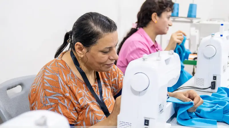 Sewing training and graduation with the Hayah Karima Foundation