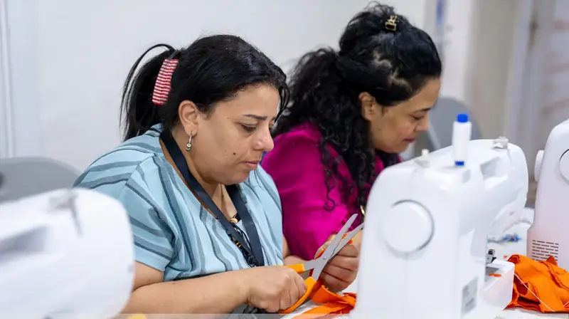 Sewing training and graduation with the Hayah Karima Foundation