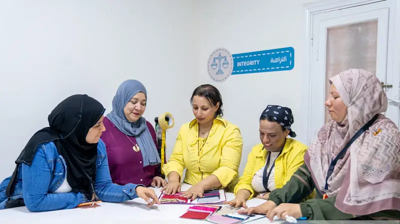 Sewing training and graduation with the Hayah Karima Foundation