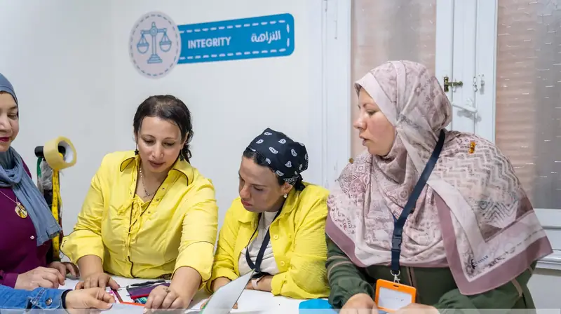 Sewing training and graduation with the Hayah Karima Foundation
