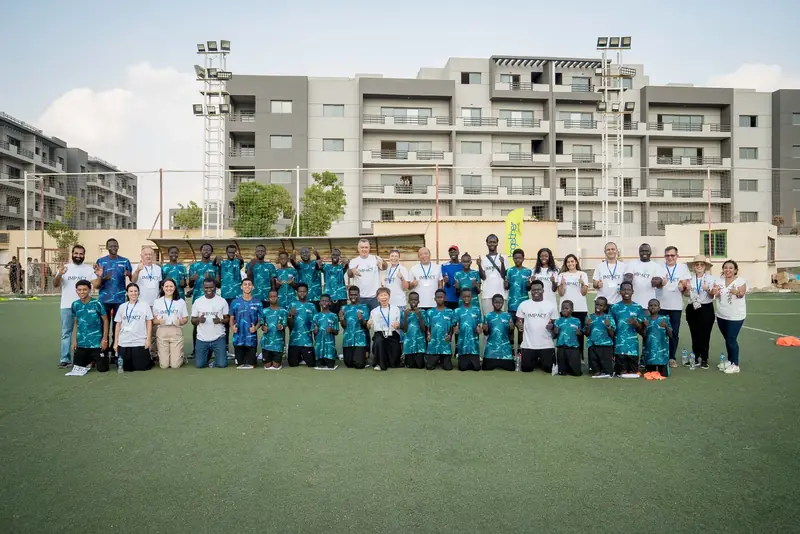 The Impact team, volunteers and partners