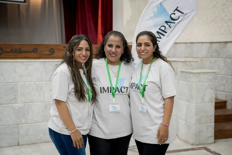 The Impact team, volunteers and partners