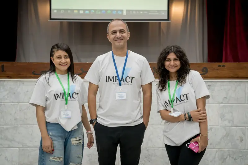 The Impact team, volunteers and partners