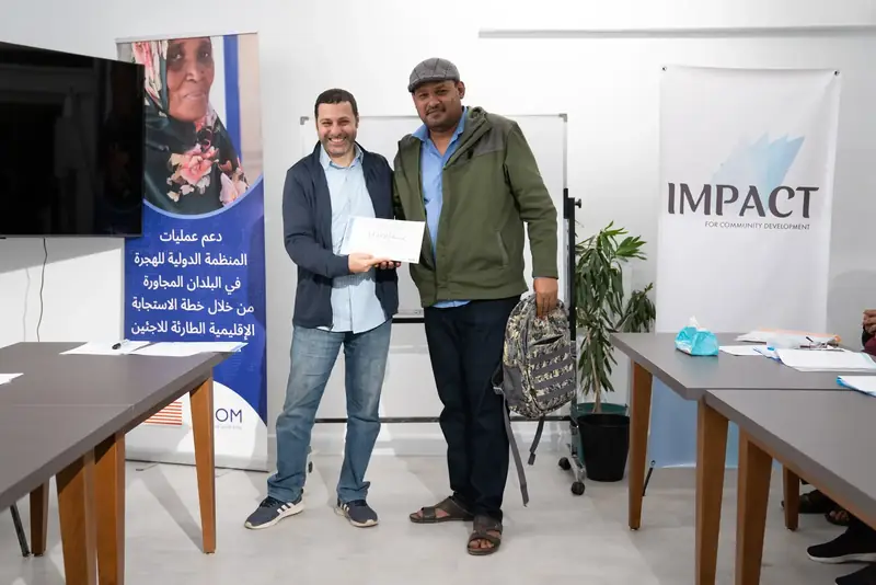 Training and graduation in programs supported by IOM