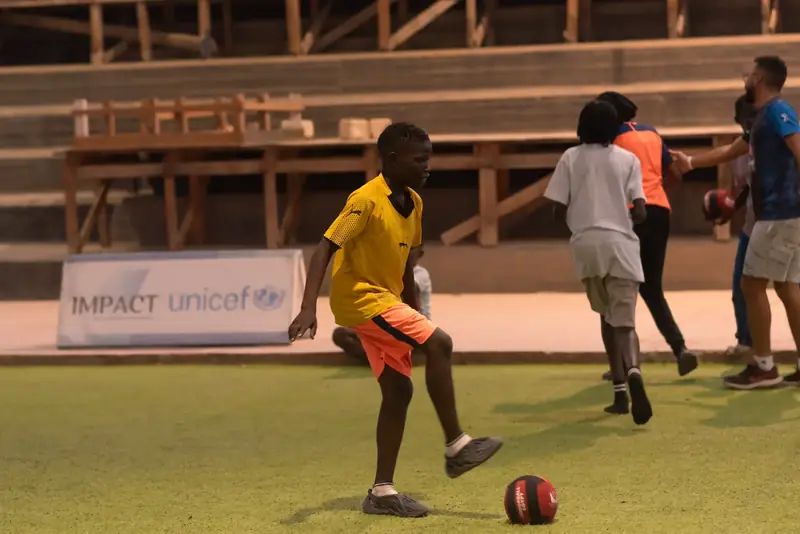 Mazaji emotional-awareness camp, supported by UNICEF