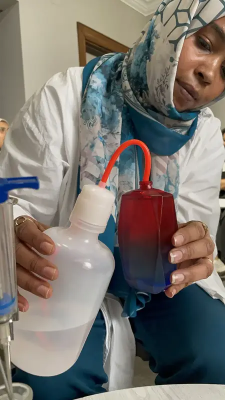 Perfume-making training in Cairo