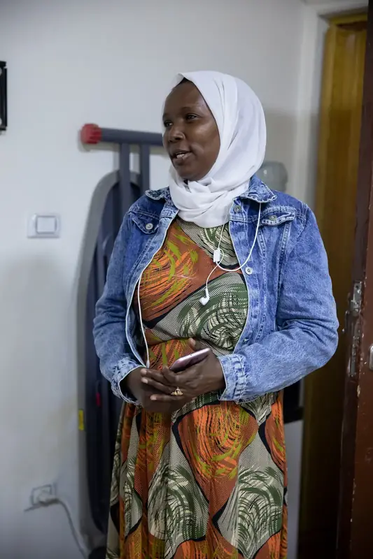 Sewing training graduates and trainers in Ain Shams, Cairo