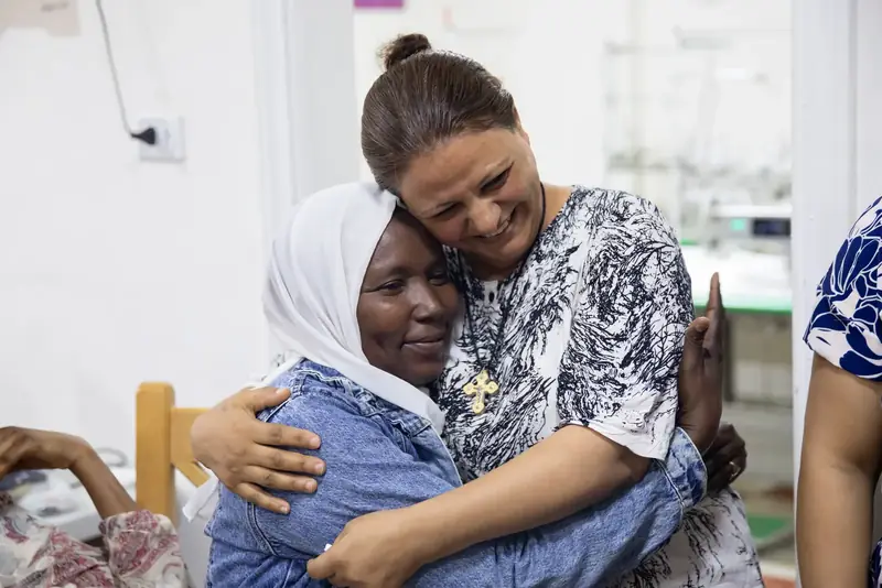 Sewing training graduates and trainers in Ain Shams, Cairo