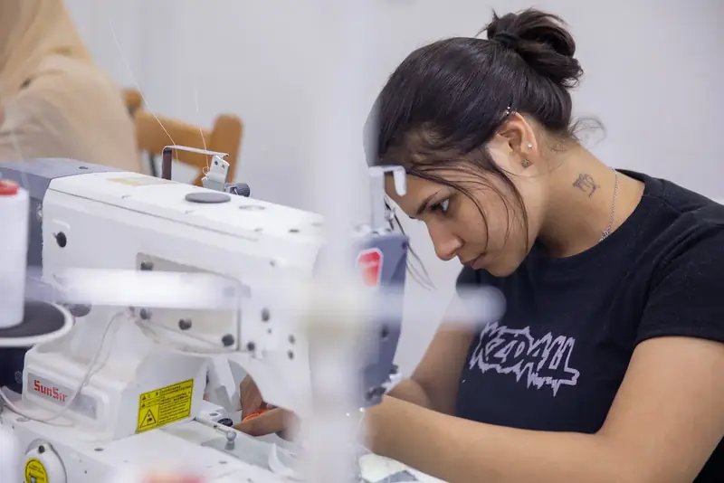 Sewing training graduates and trainers in Ain Shams, Cairo