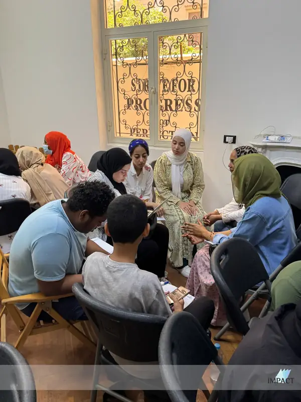 Youth skills training with CRS in Alexandria