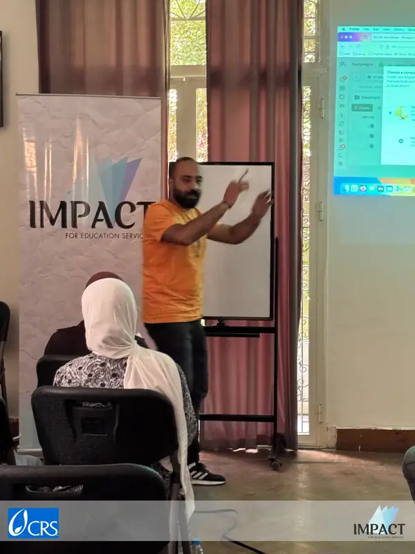 Youth skills training with CRS in Alexandria