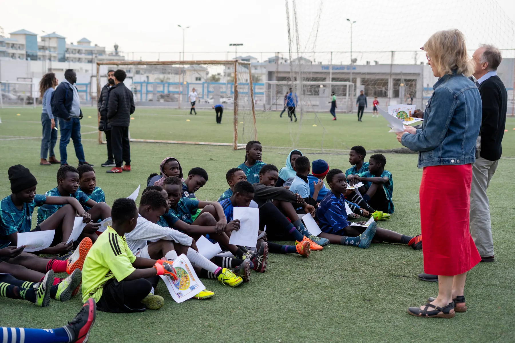 Sports camp for Sudanese students