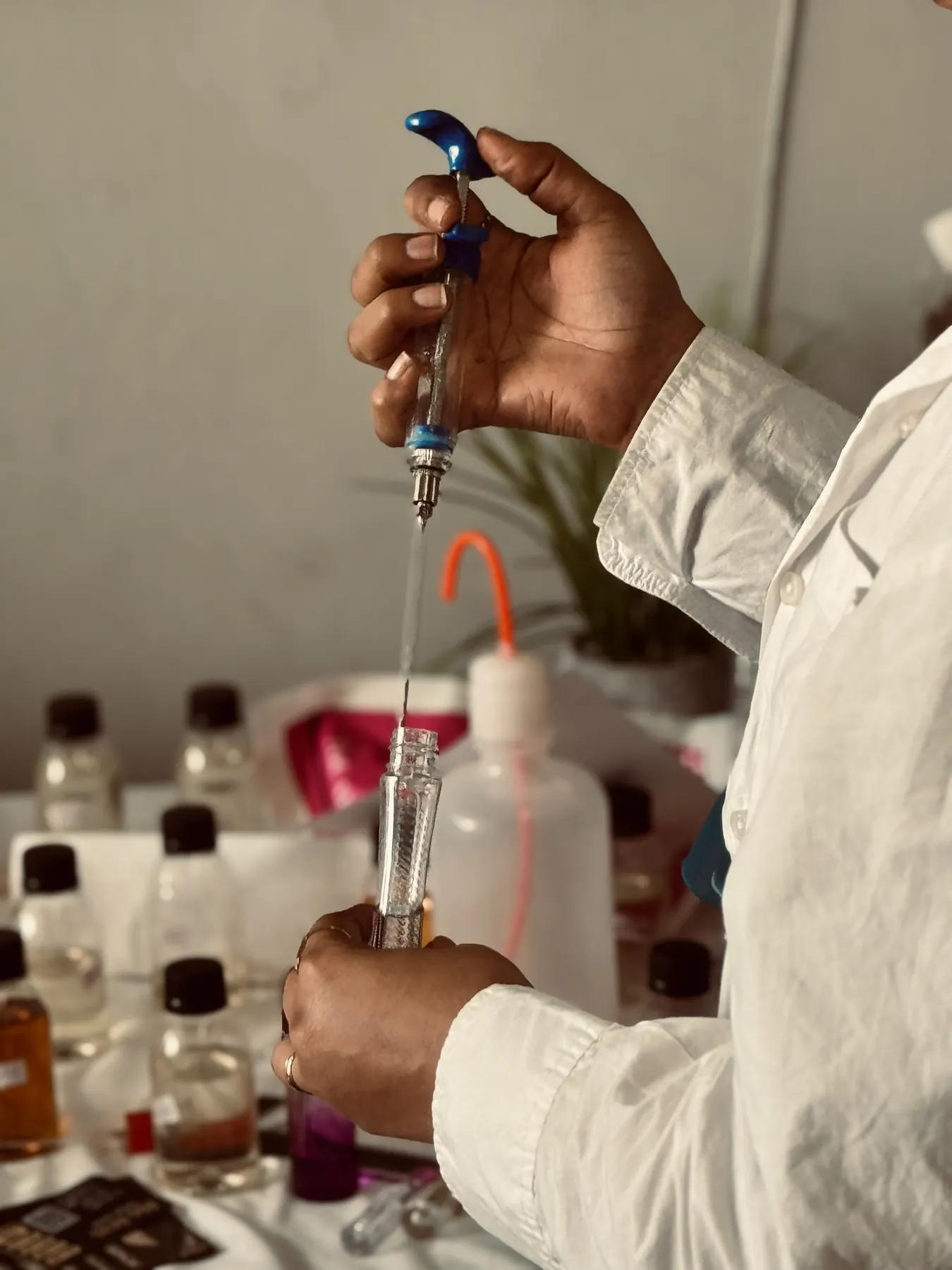 Perfume-making training in Cairo